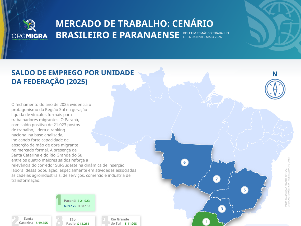 Capa do boletim Mercado de Trabalho: Cenário Brasileiro e Paranaense