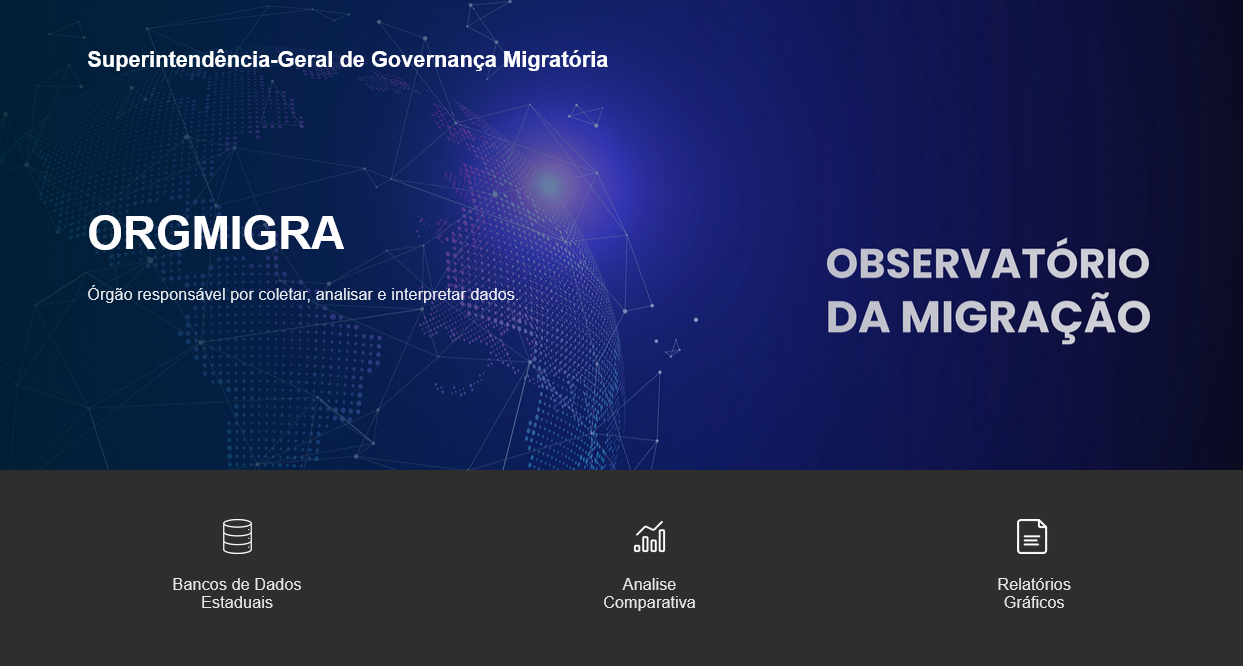 OrgMigra - Órgão responsável por coletar, analisar e interpretar dados.